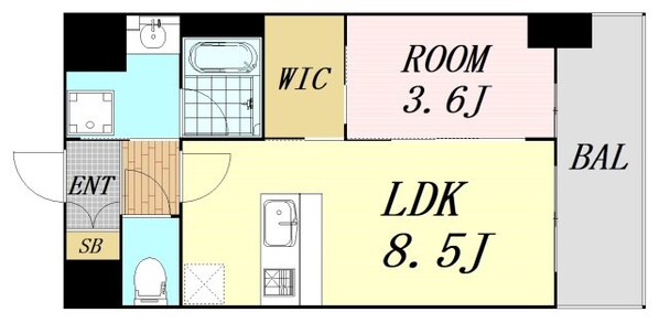 リヴェント福島の物件間取画像